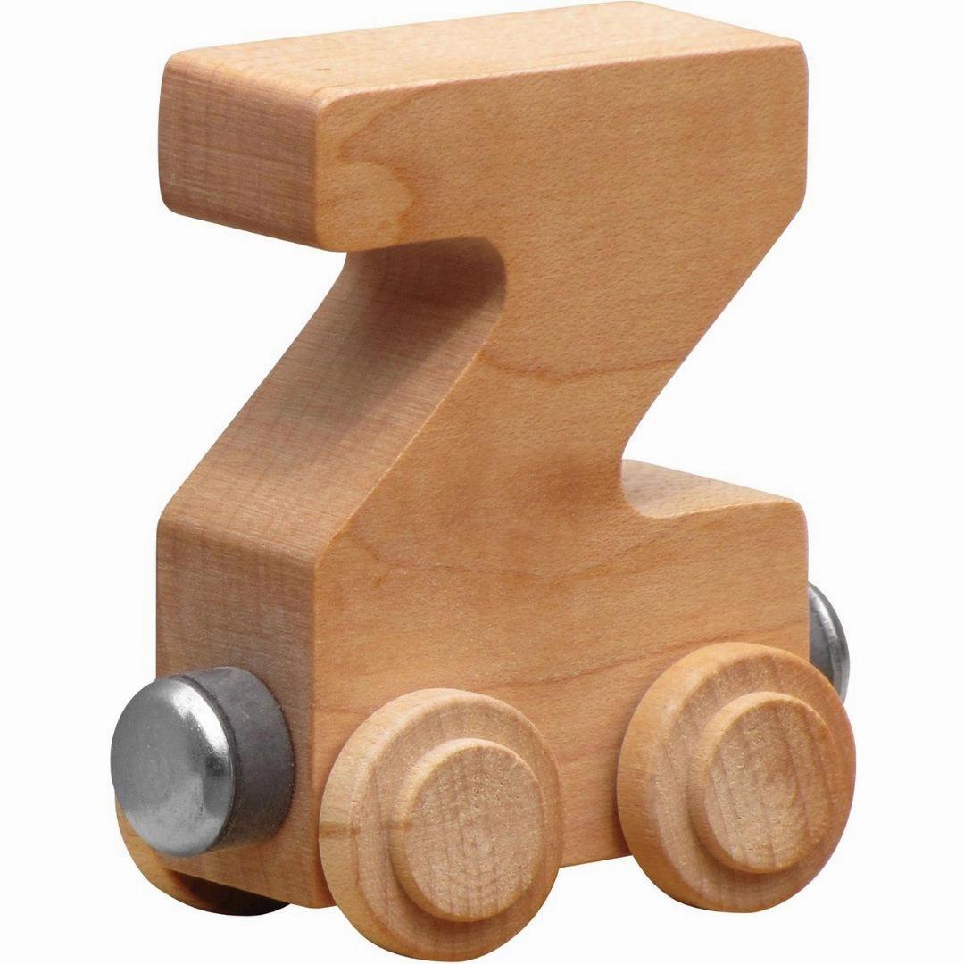 Natural Wooden Name Train Letters
