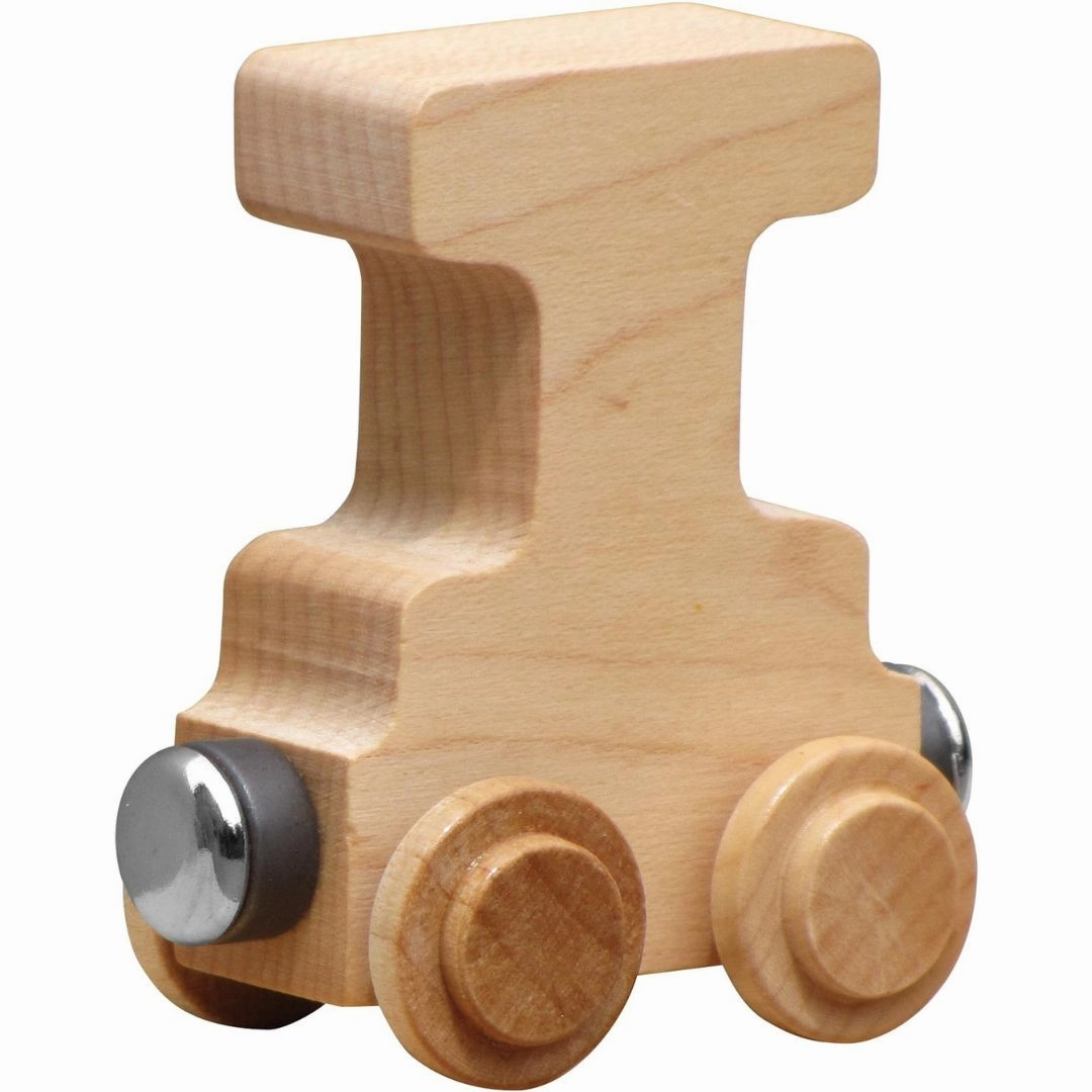 Natural Wooden Name Train Letters