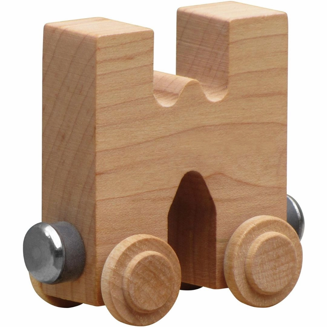 Natural Wooden Name Train Letters