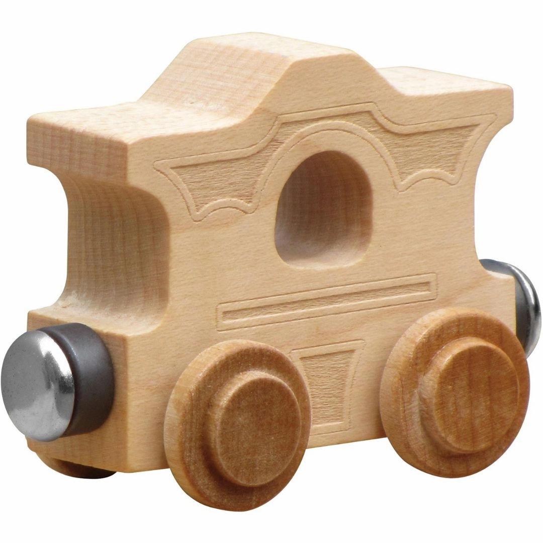Natural Wooden Name Train Letters