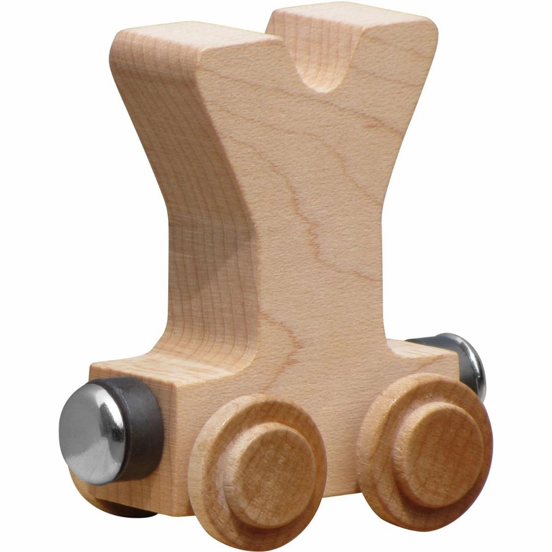 Natural Wooden Name Train Letters