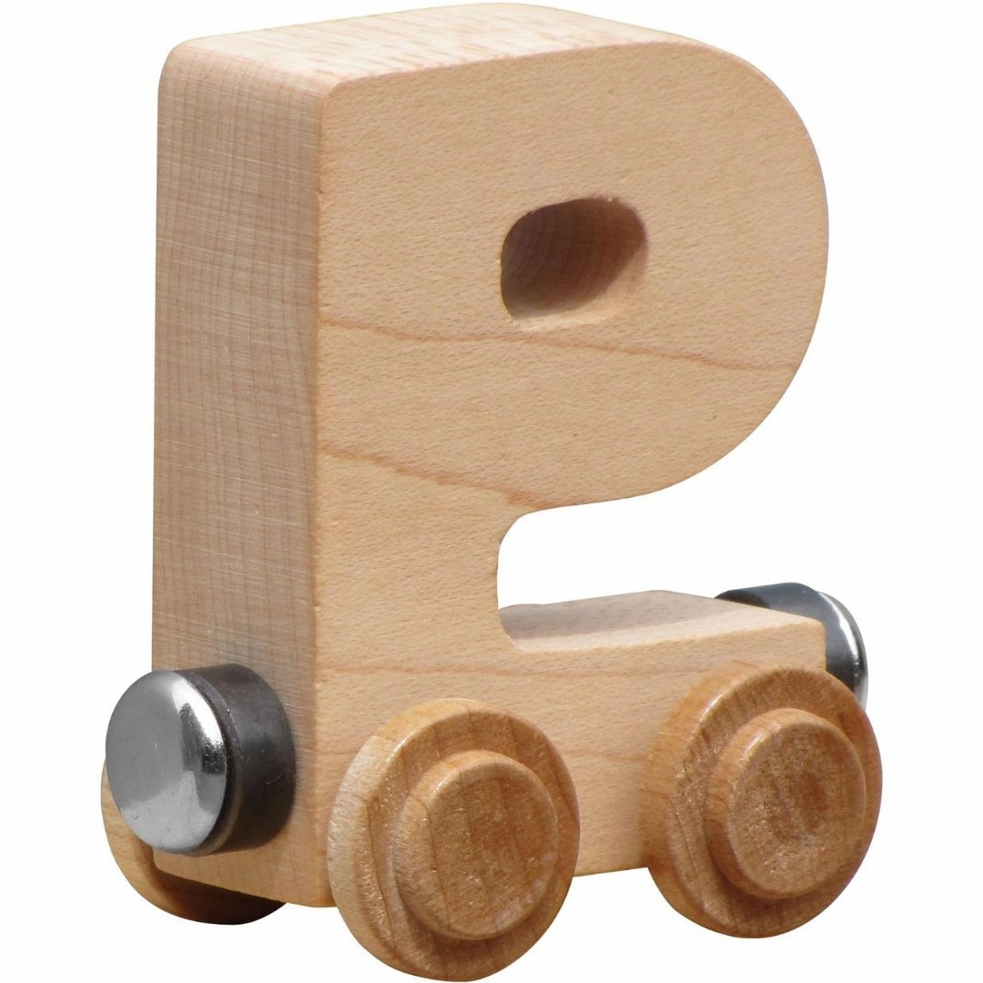 Natural Wooden Name Train Letters