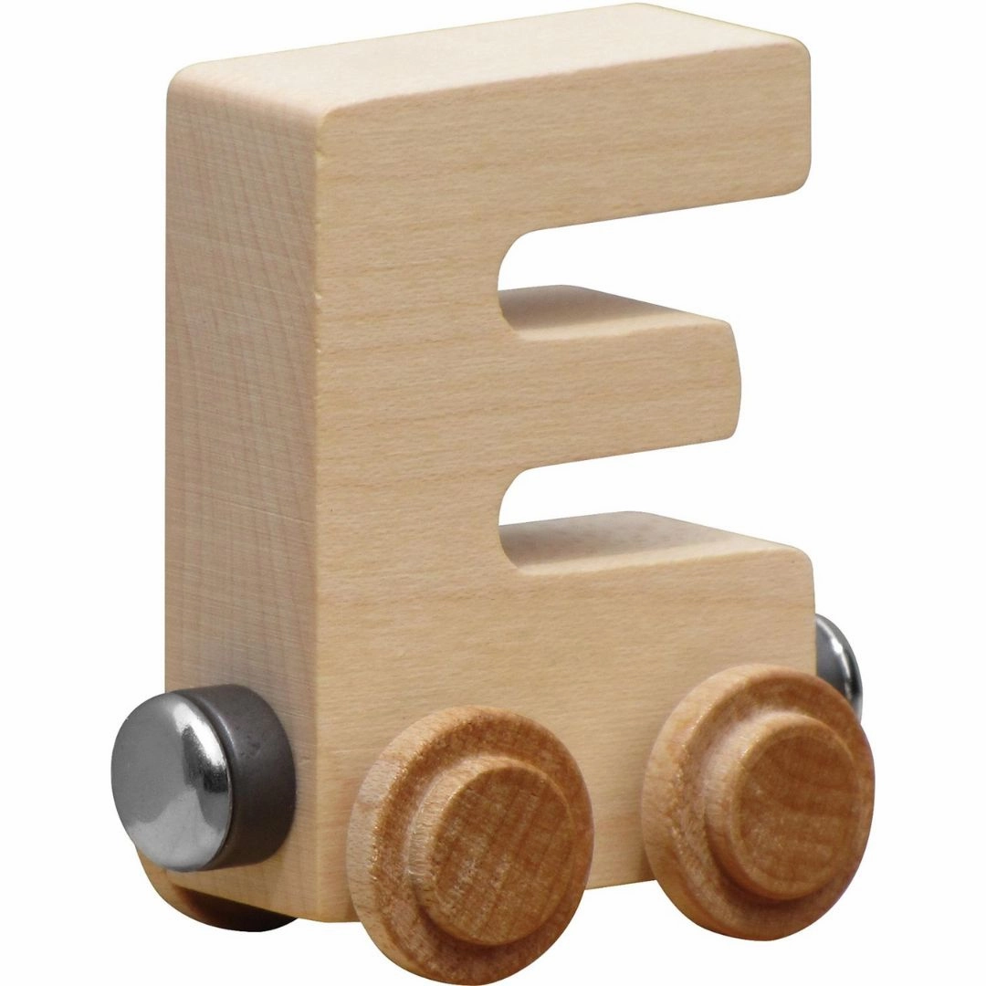 Natural Wooden Name Train Letters