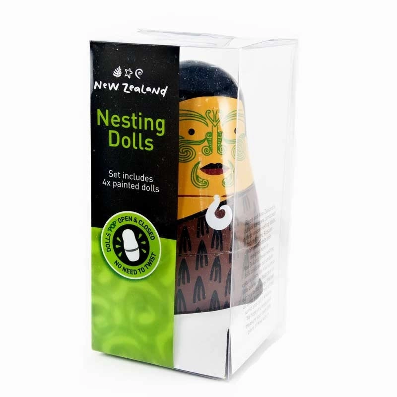 Nesting dolls - New Zealand Maori Family