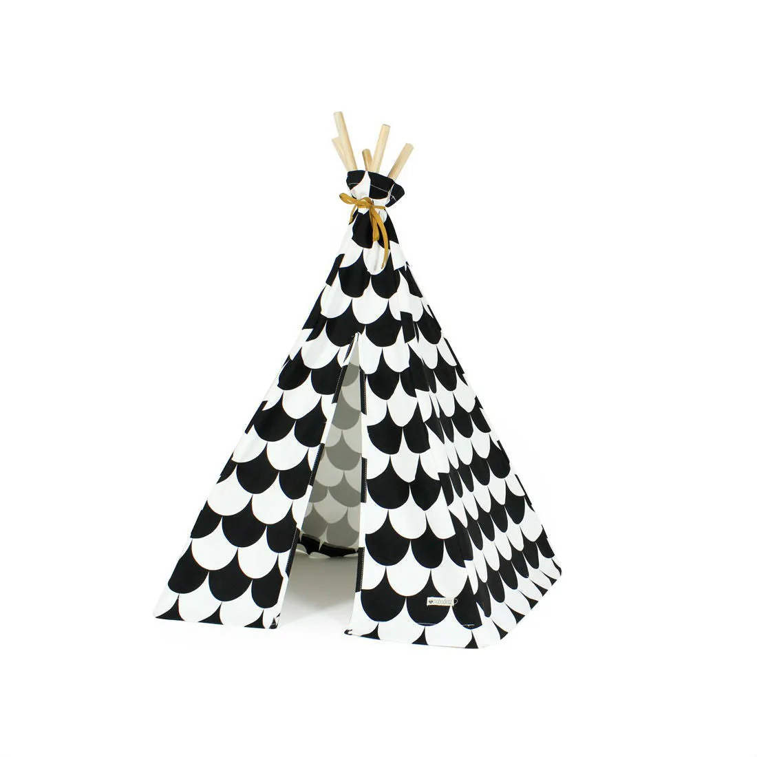 Nobodinoz Arizona Teepee Mini Black Scales