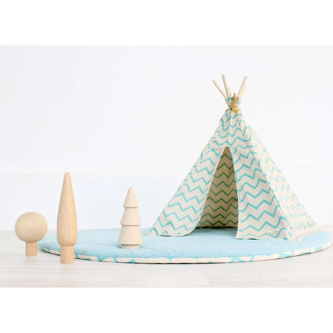 Nobodinoz Arizona Teepee Mini Black Scales