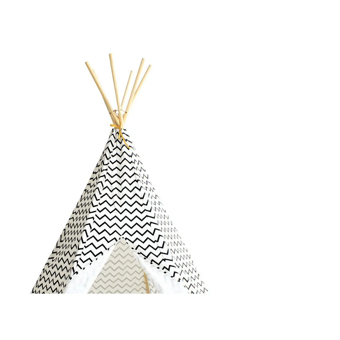 Nobodinoz Arizona Teepee Zigzag Black