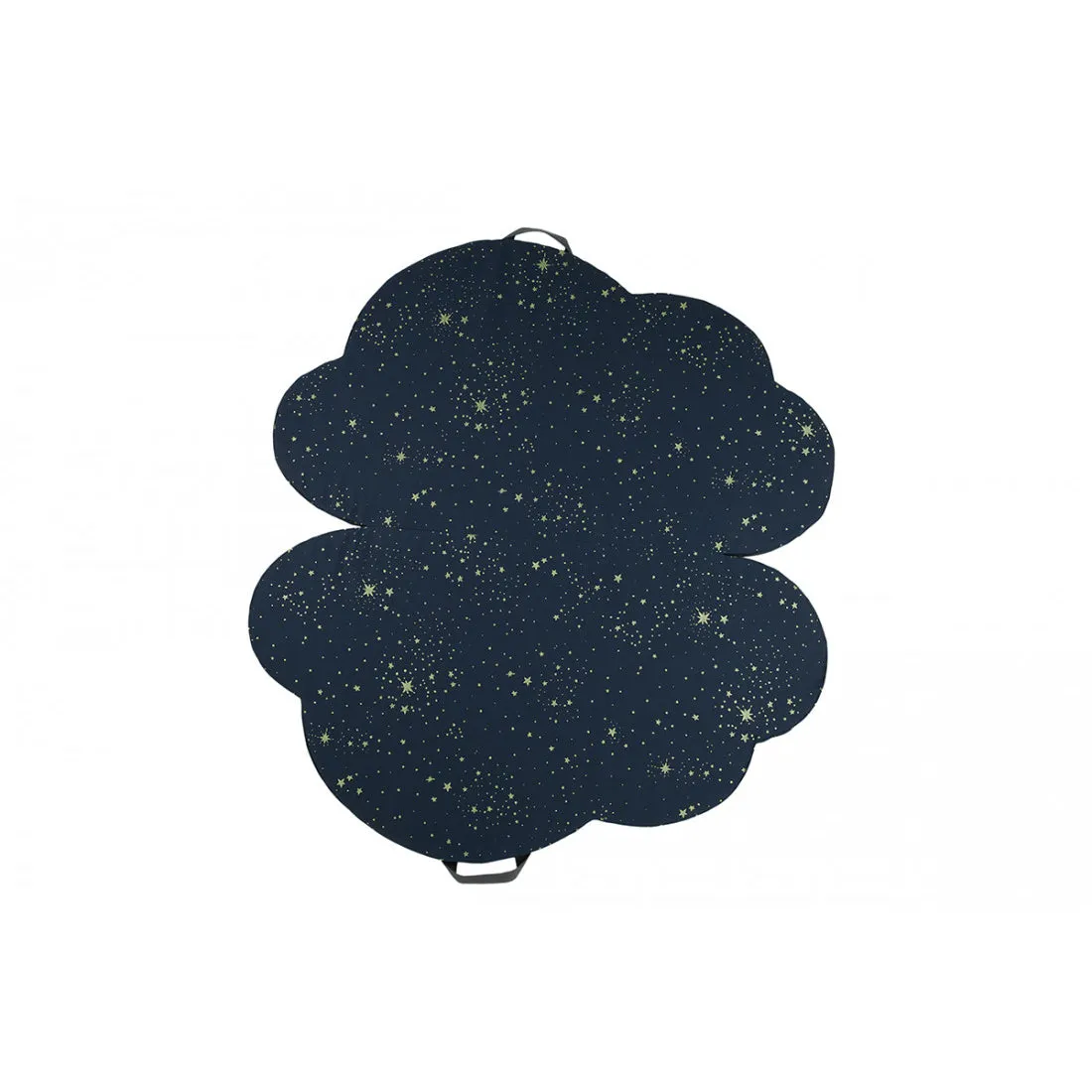 nobodinoz Cloud Foldable Eco Floor Mat Gold Stella/Night Blue