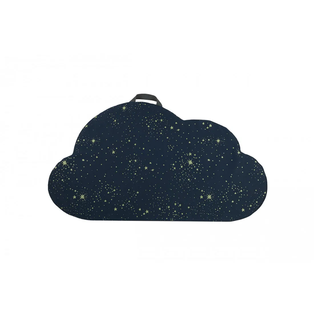 nobodinoz Cloud Foldable Eco Floor Mat Gold Stella/Night Blue