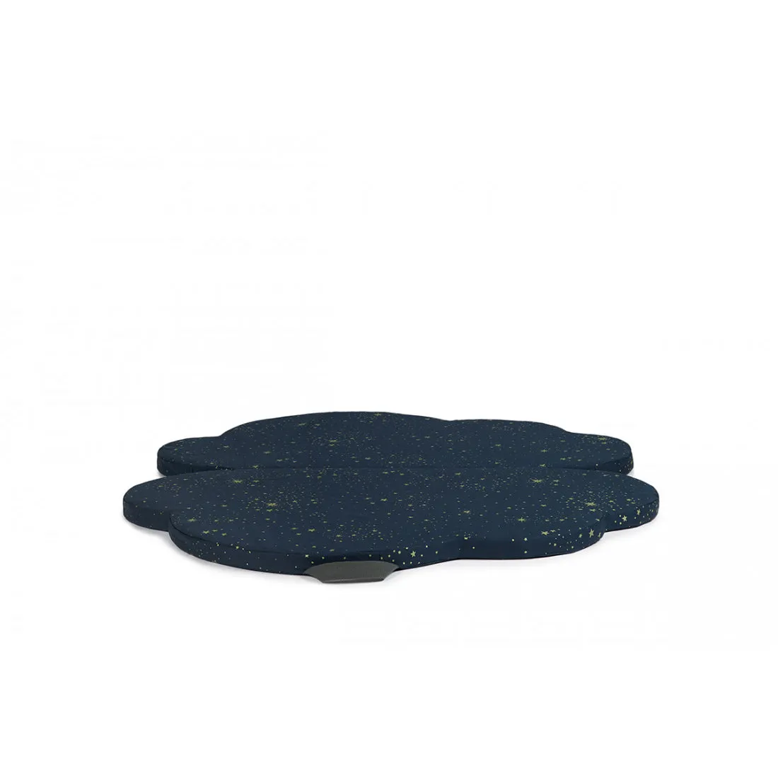 nobodinoz Cloud Foldable Eco Floor Mat Gold Stella/Night Blue