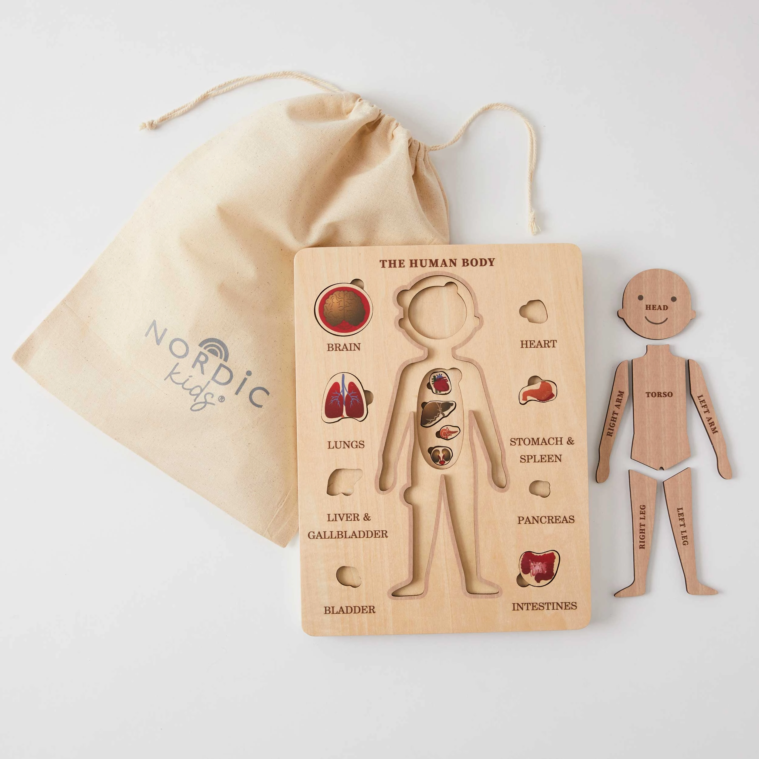 Nordic Kids The Human Body Puzzle