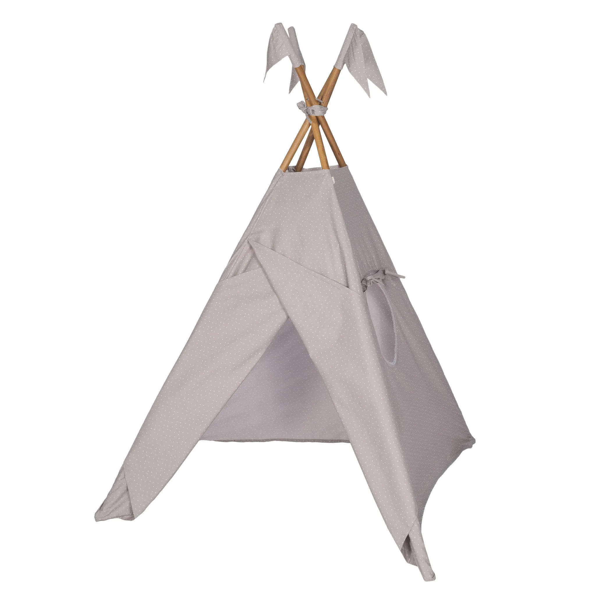 Numero 74 Tipi Tent Stars Silver Grey