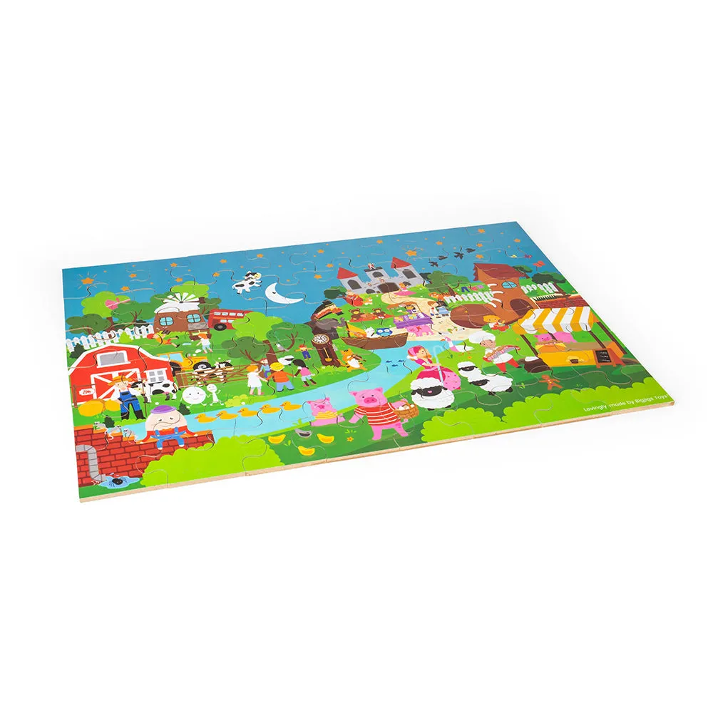 Nursery Rhyme Floor Puzzle (48pc)