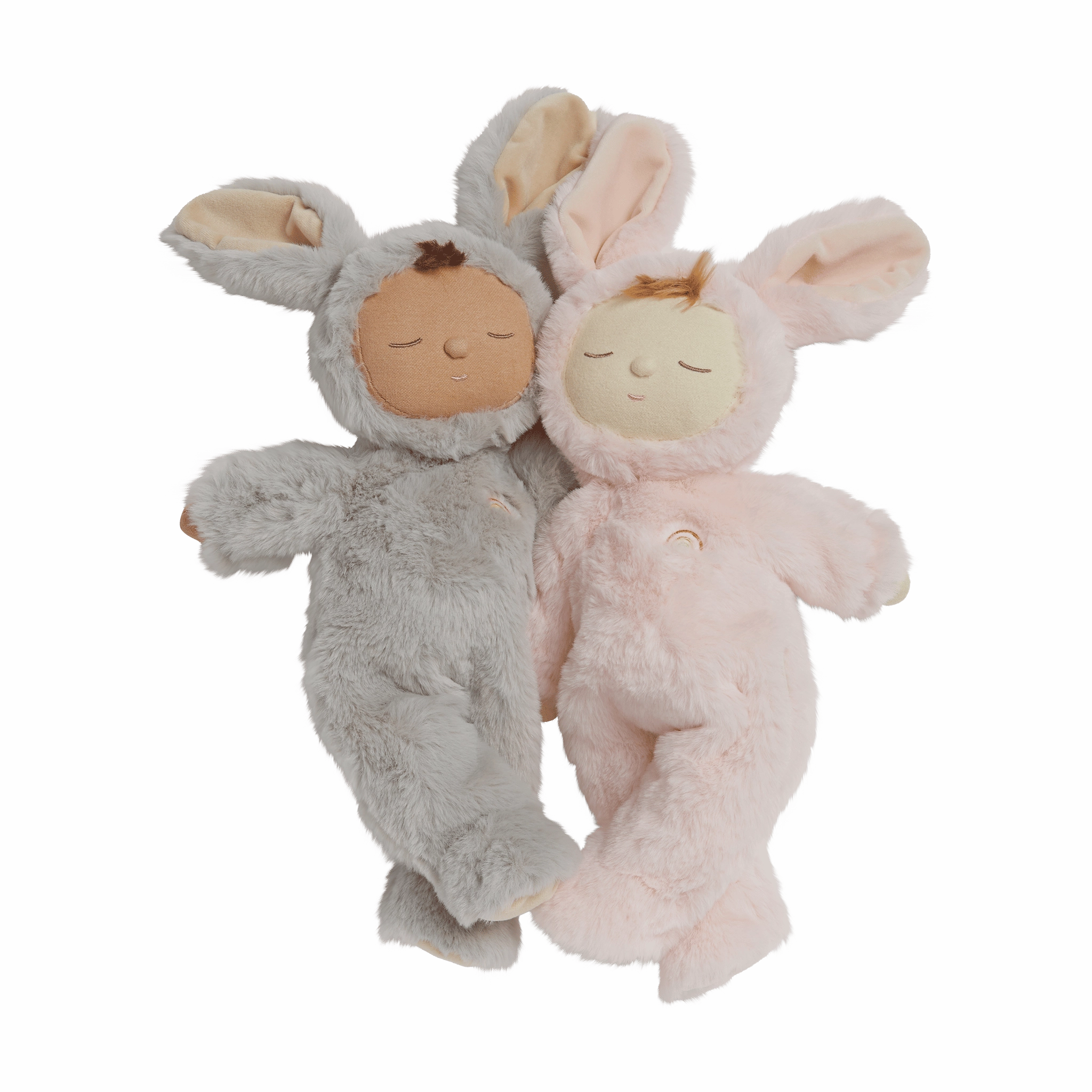 Olli Ella Lullaby Cozy Dinkum Bunny Moppet - Pink