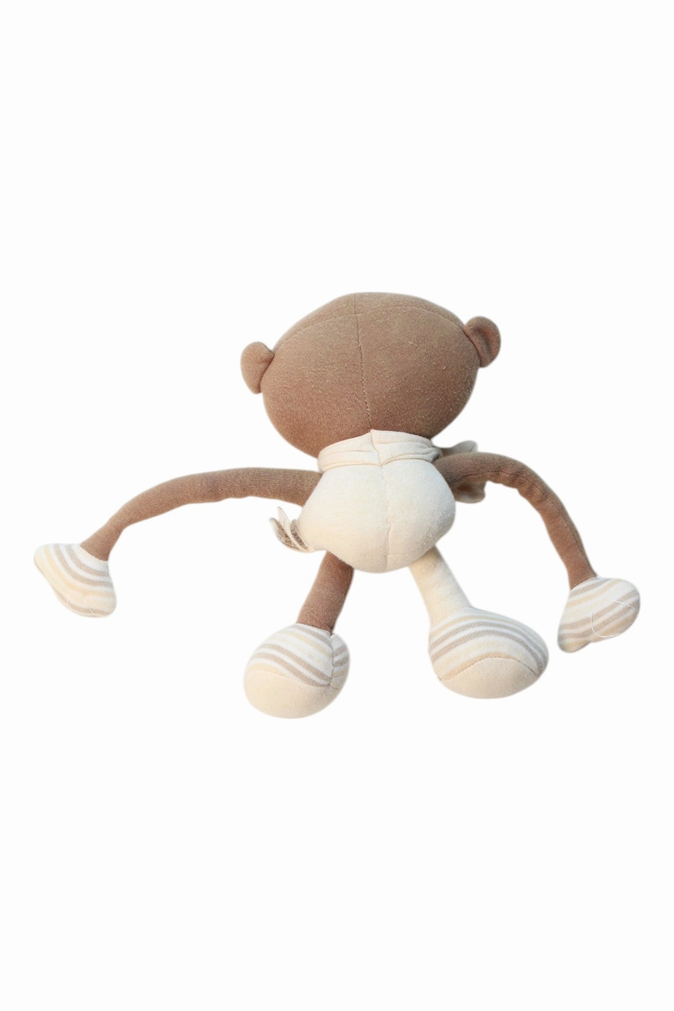 Organic Natural Charm Monkey Soft Toy Newborn