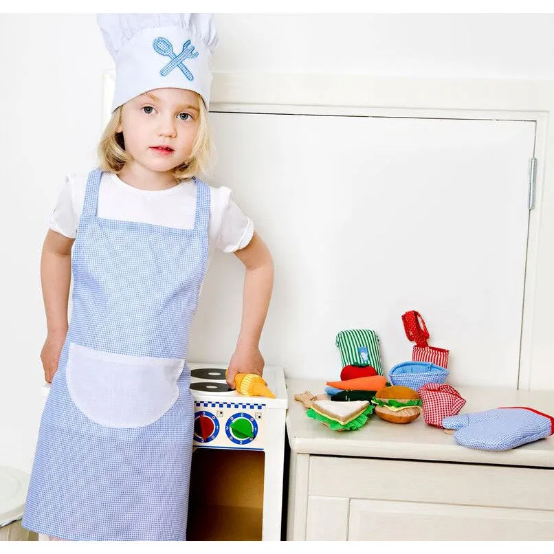 Oskar and Ellen Chef's Outfit Blue