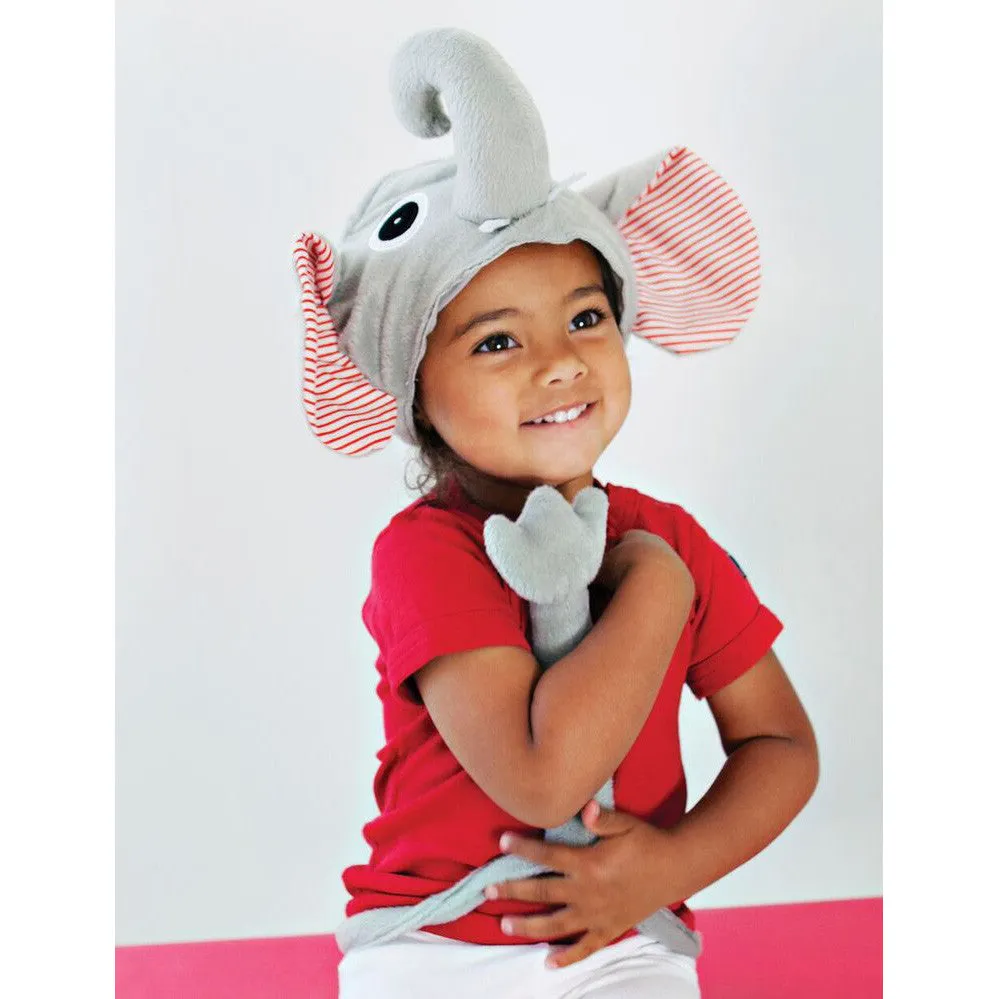 Oskar and Ellen Fun Animal Hat Grey Elephant