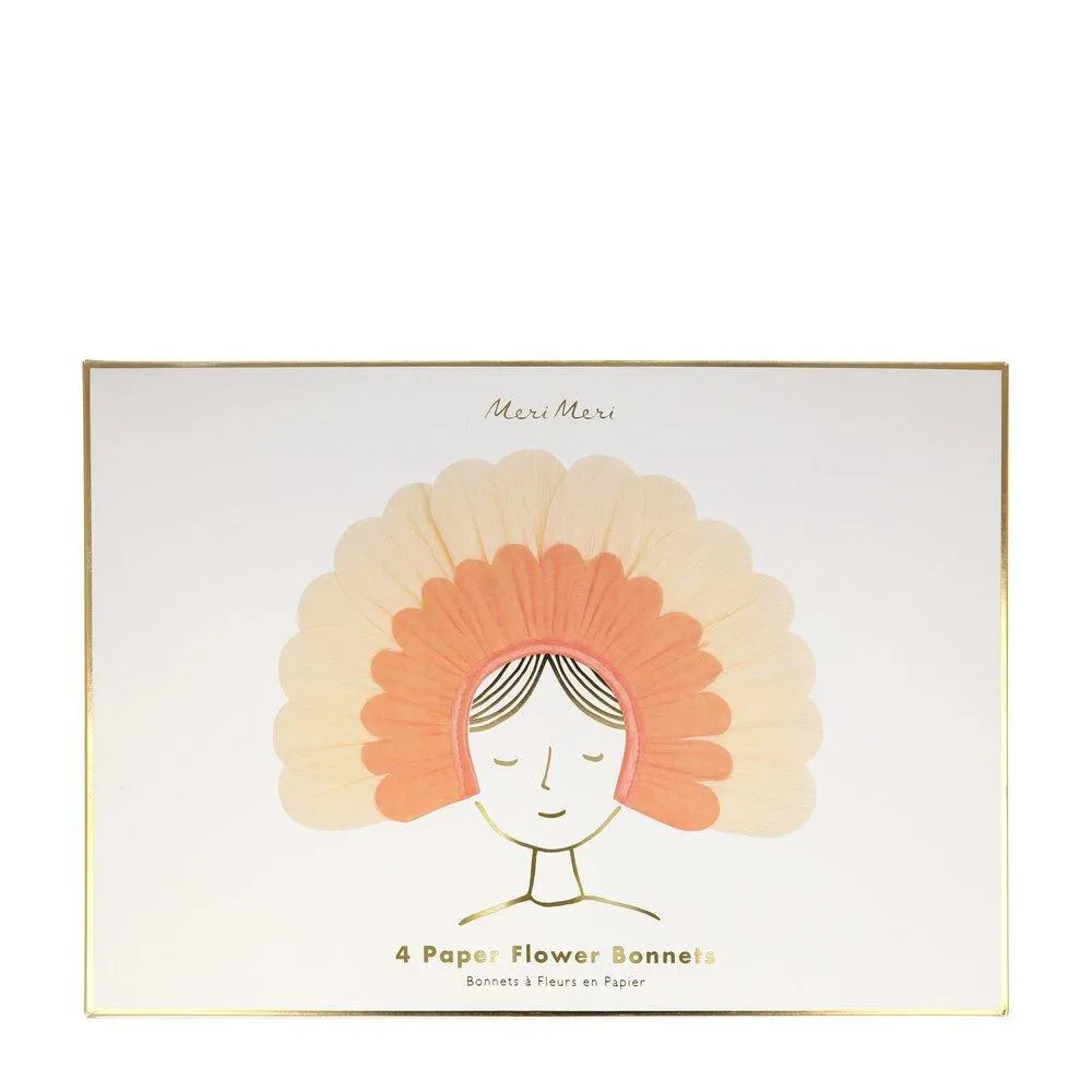 Paper Bonnet - Flowers