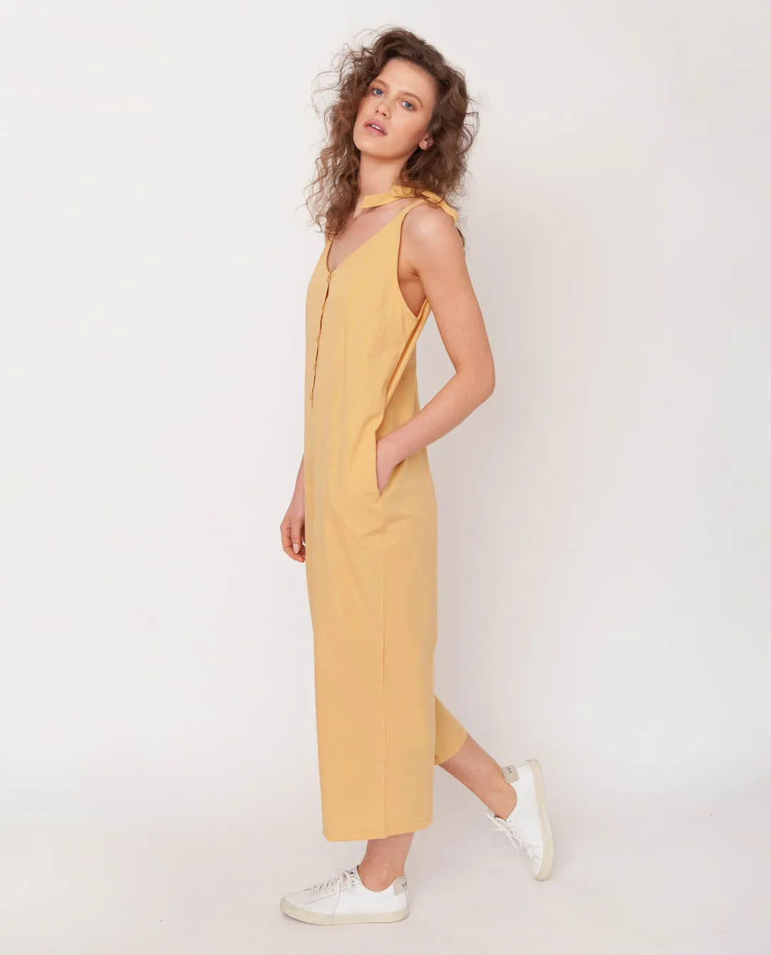 Penelope Organic Jumpsuit In Honey