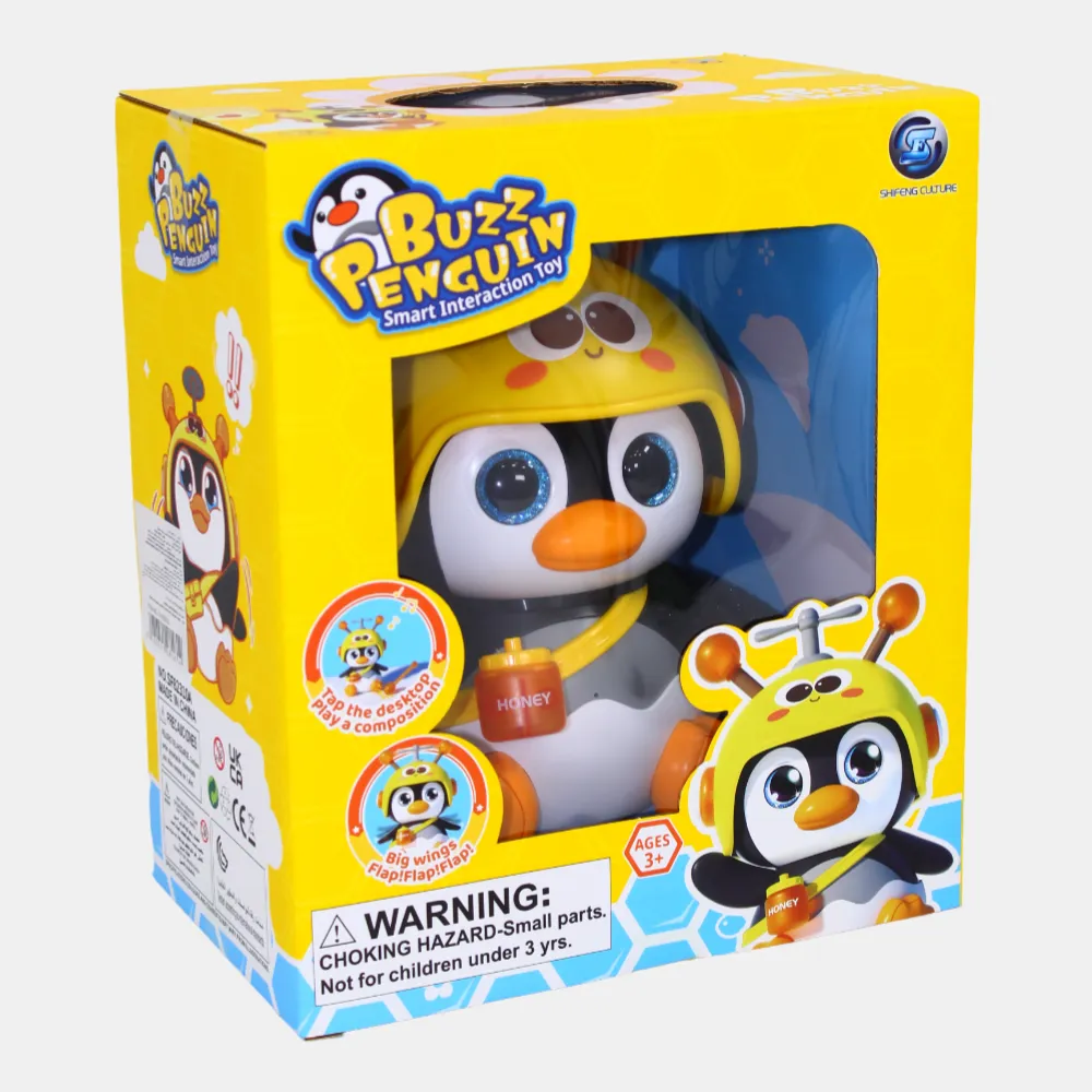 Penguin Buzzing Musical Toy  Smart Early Learning Fun for Kids