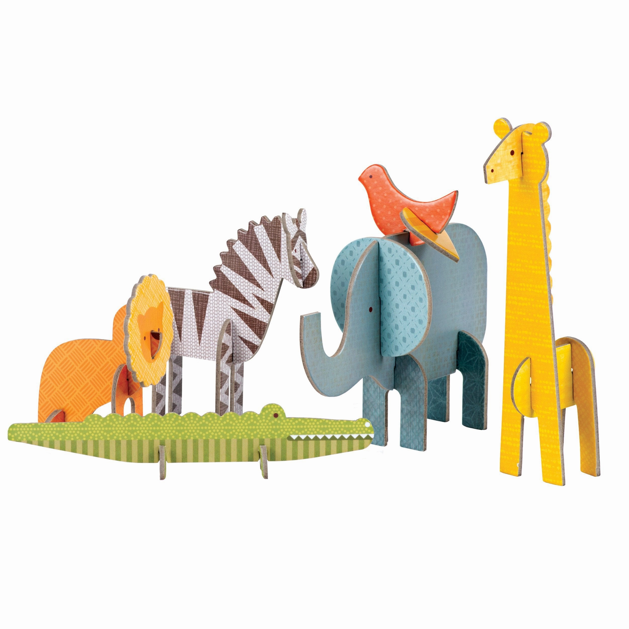 Petit Collage Pop-Out - Safari