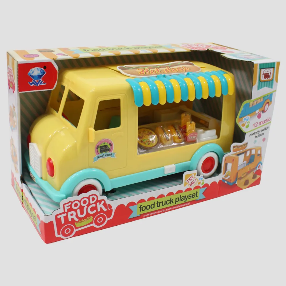 Pizza Food Truck Playset with Sound & Light