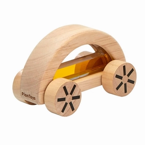 PlanToys Wooden Car Yellow