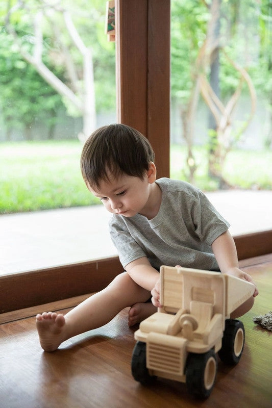Plantoys Wooden Dump Truck