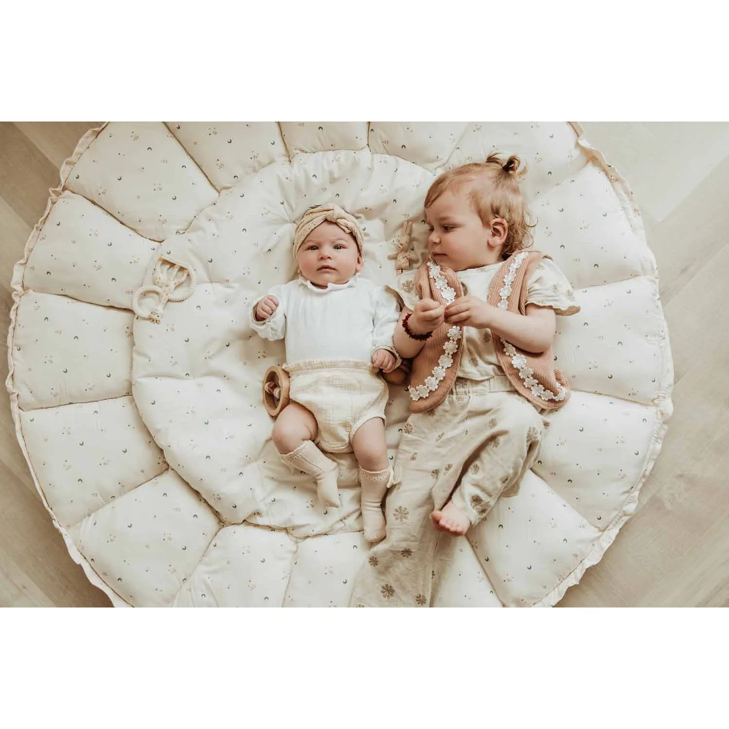 Play&Go Bloom Organic Baby Mat - Moon - 130cm