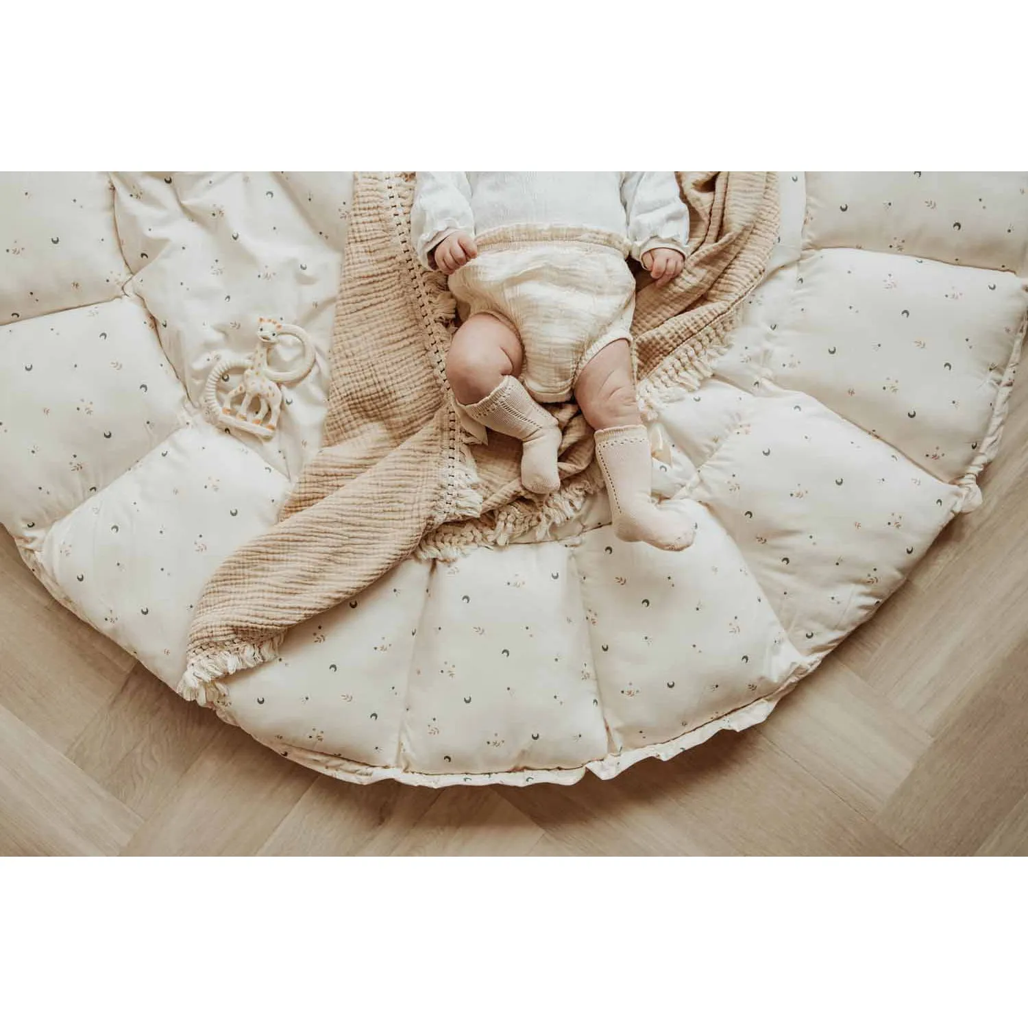 Play&Go Bloom Organic Baby Mat - Moon - 130cm