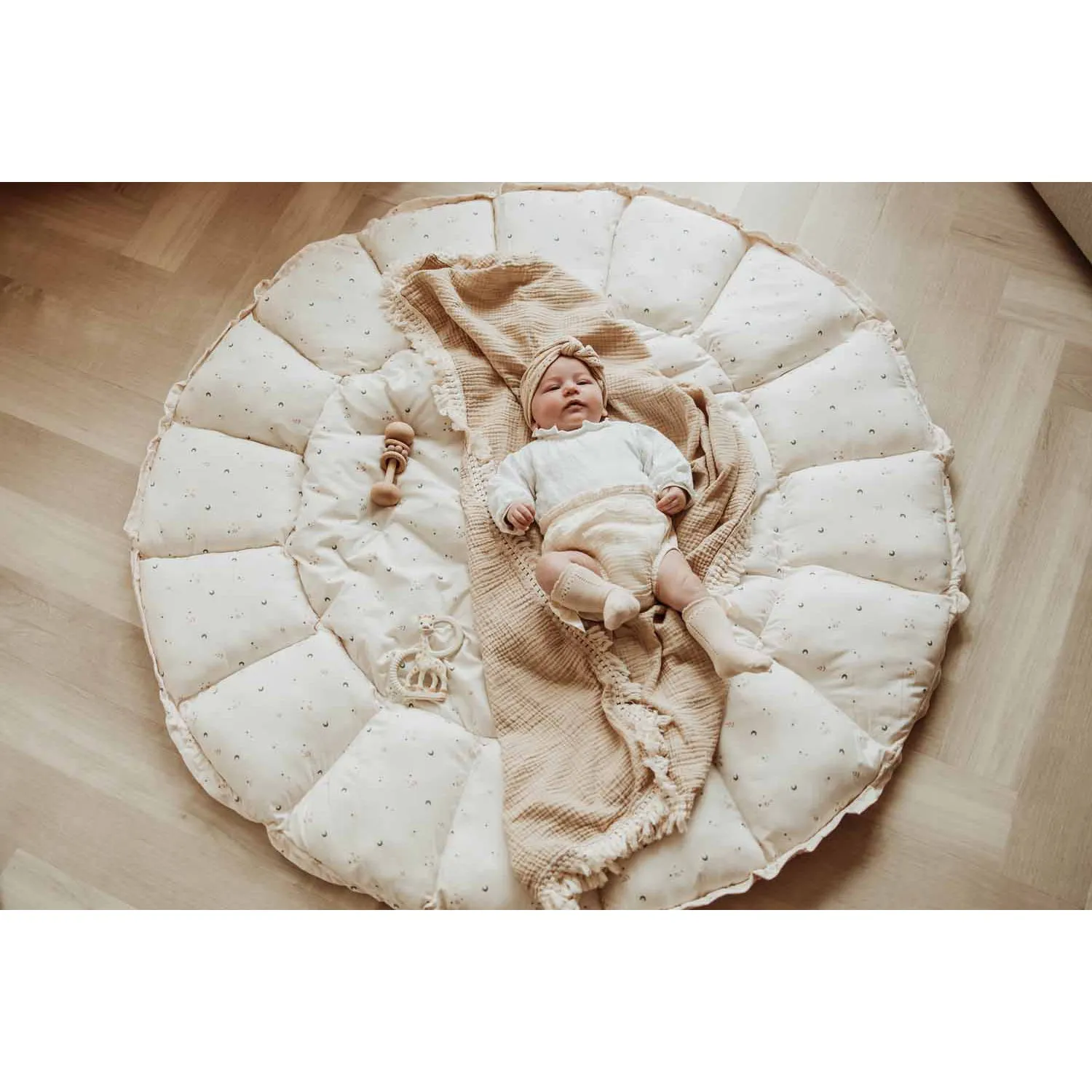 Play&Go Bloom Organic Baby Mat - Moon - 130cm
