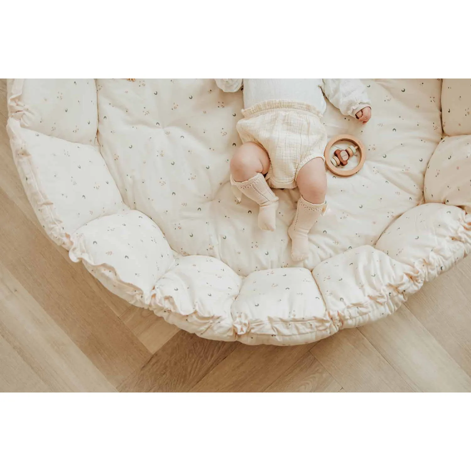 Play&Go Bloom Organic Baby Mat - Moon - 130cm