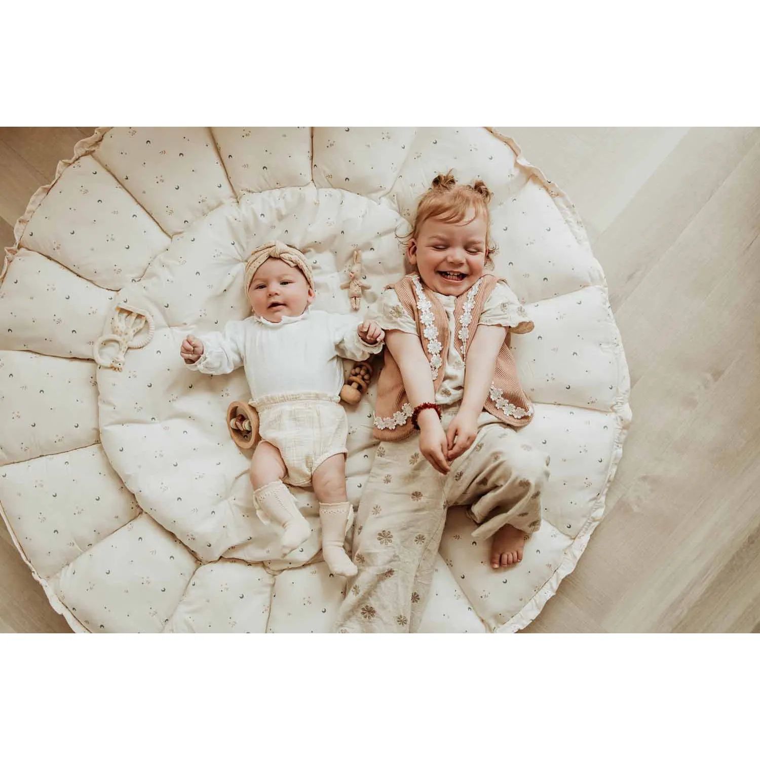 Play&Go Bloom Organic Baby Mat - Moon - 130cm