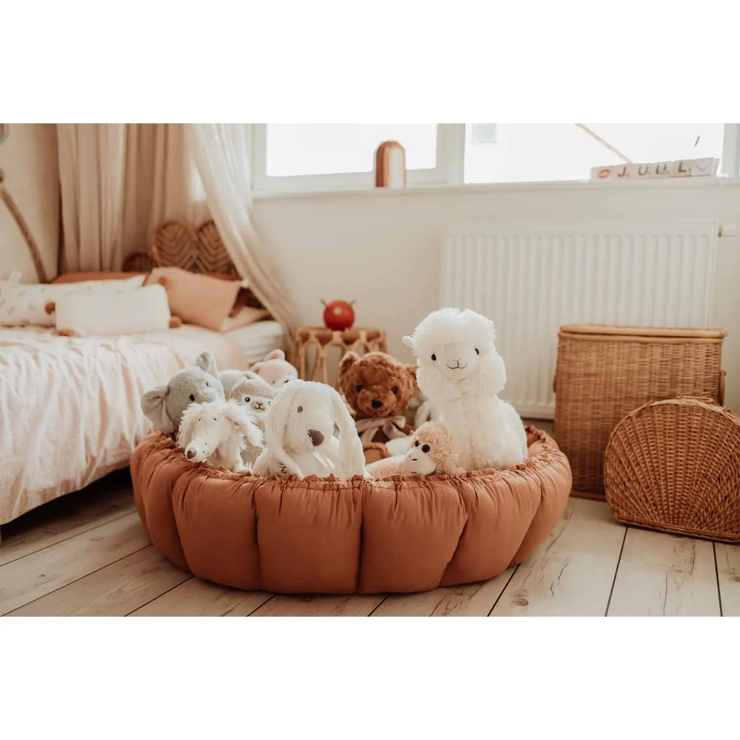 Play&Go Bloom Organic Baby Mat - Tawny Brown - 130cm