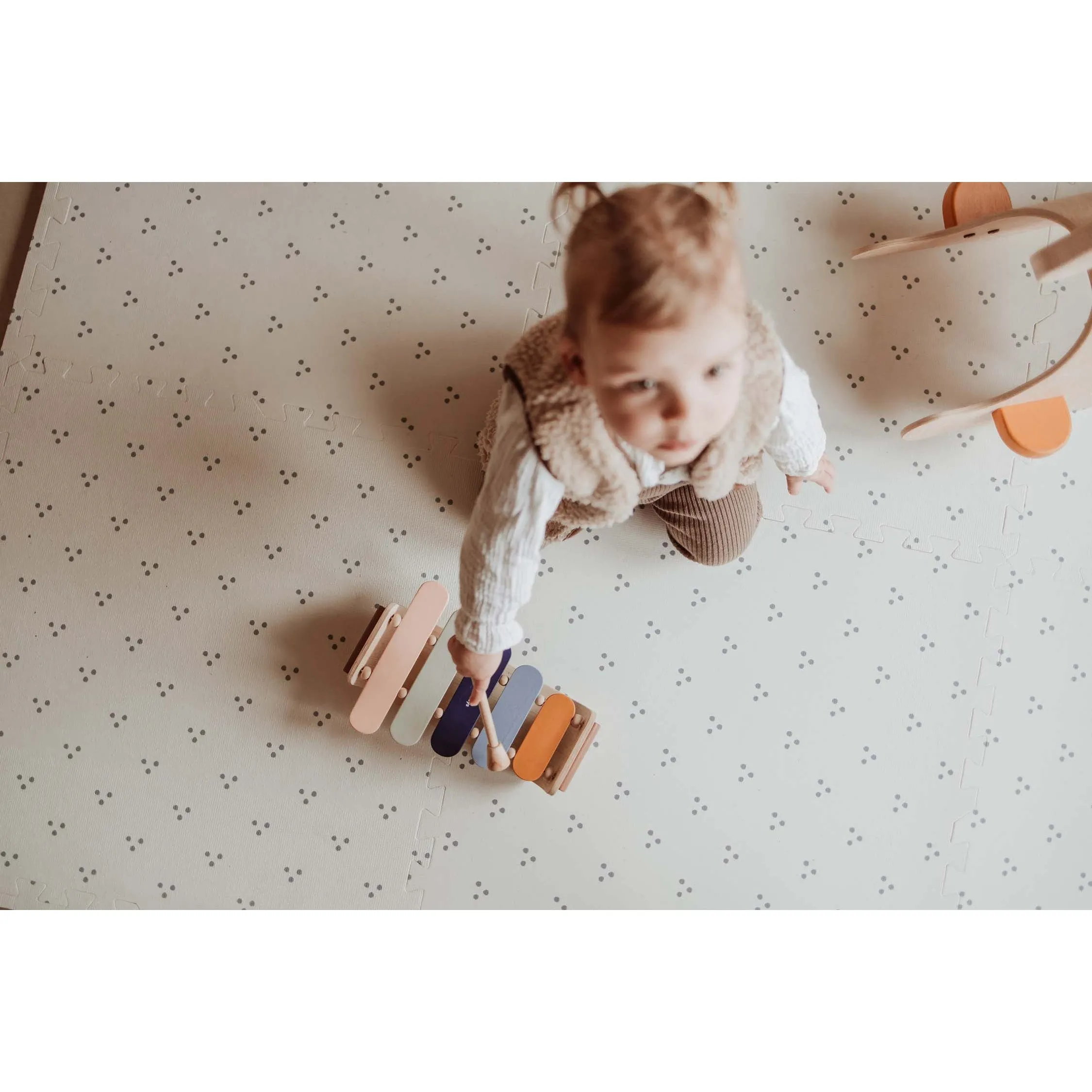 Play&Go EEVAA 3-in-1 Reversible Puzzle Playmat - Numbers - 180x180cm