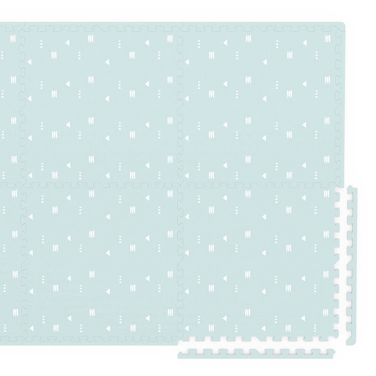 Play&Go EEVAA 3-in-1 Reversible Puzzle Playmat - Road Map - 120x180cm
