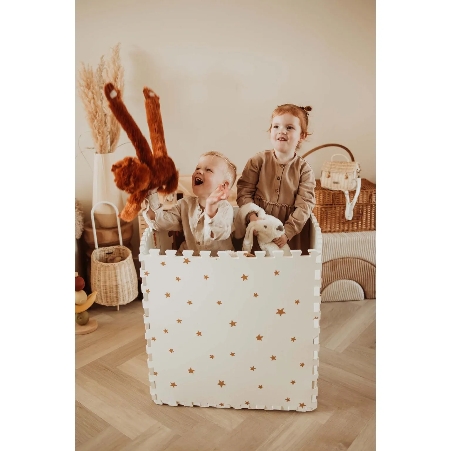 Play&Go EEVAA 3-in-1 Reversible Puzzle Playmat - Tree House - 120x180cm