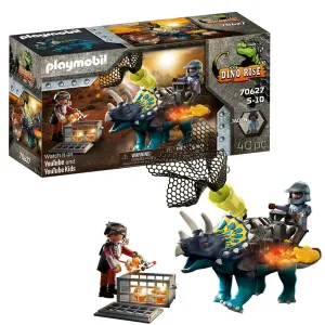 Playmobil 70627 Dino Rise Triceratops Battle for the Legendary Stones