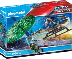Playmobil helicopter Police Parachute 70569