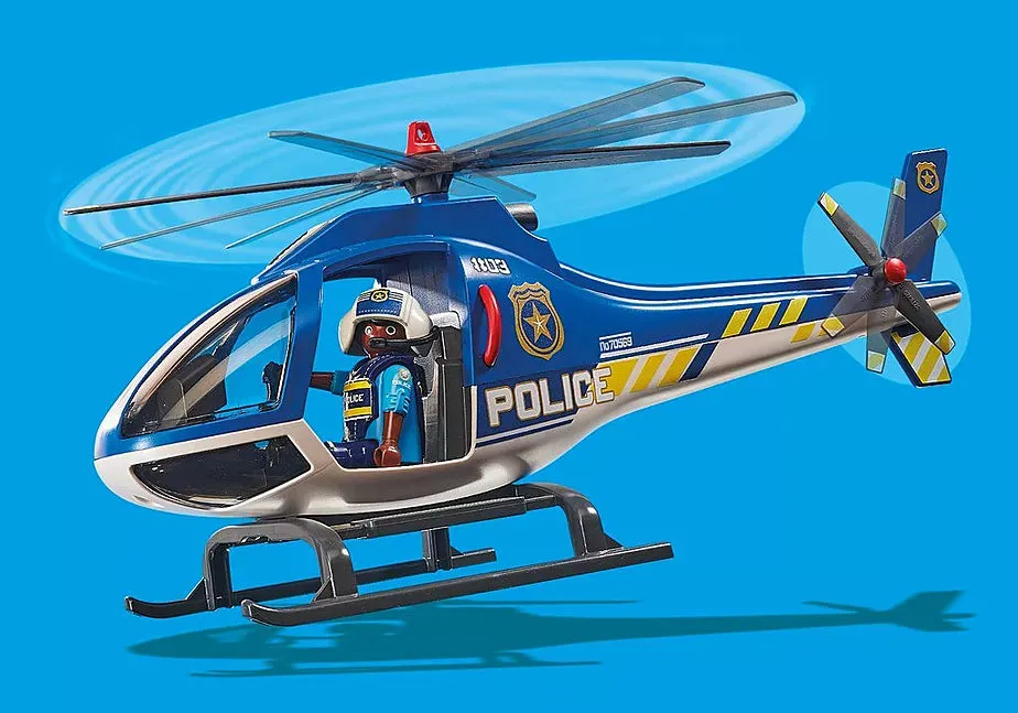 Playmobil helicopter Police Parachute 70569