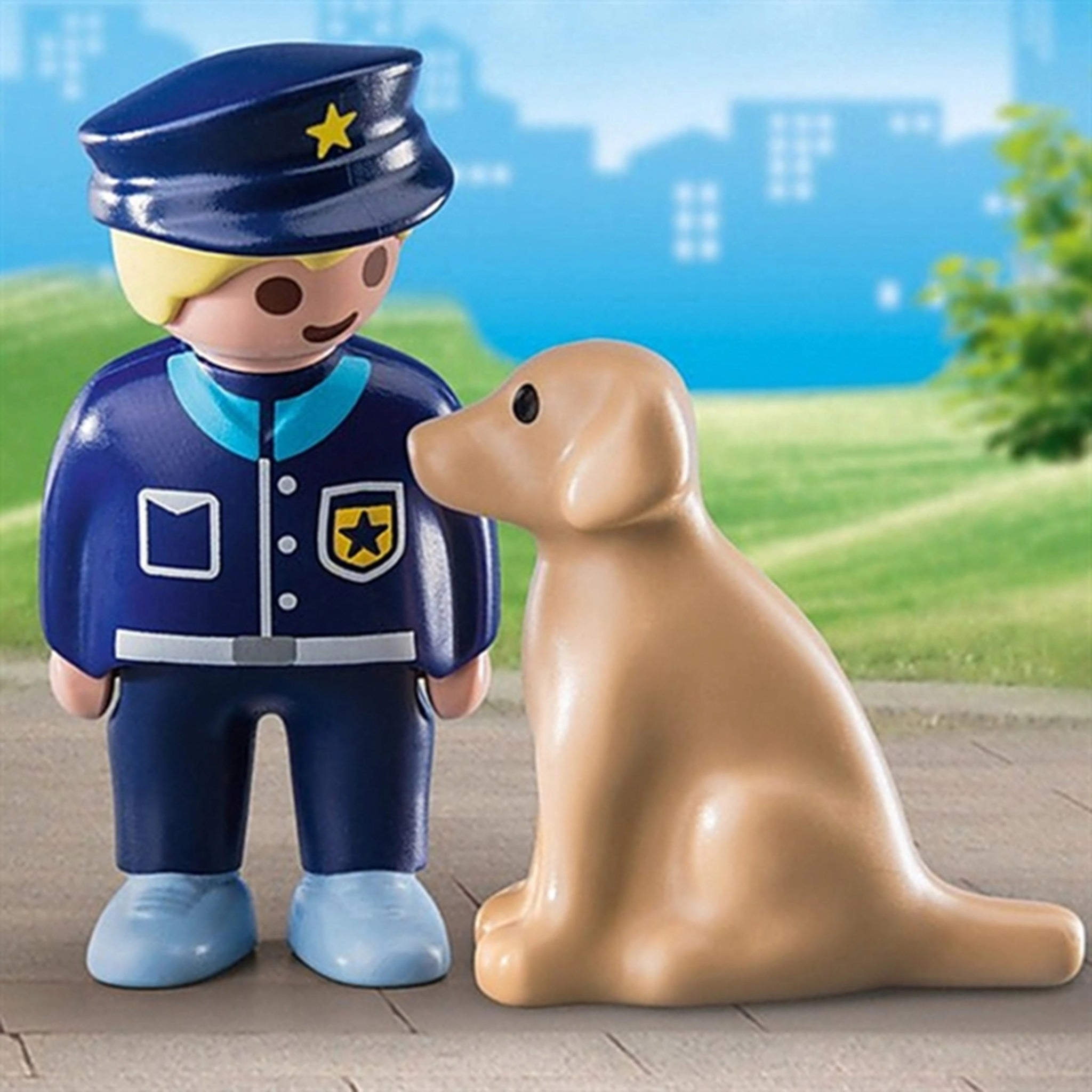 Playmobil 1.2.3 - Police Officer with Dog