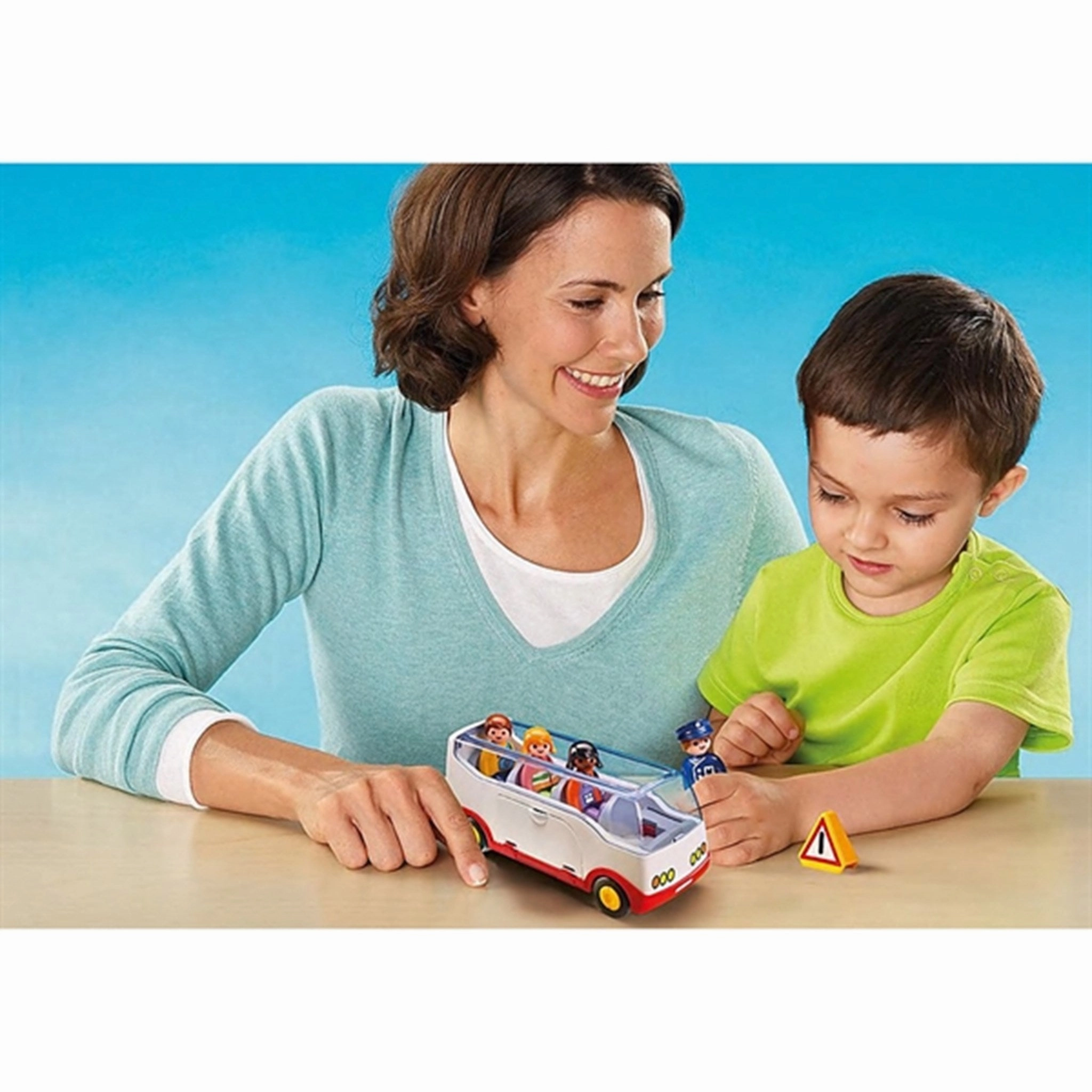 Playmobil 1.2.3 Airport Shuttle Bus