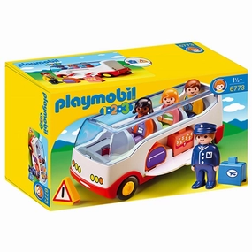 Playmobil 1.2.3 Airport Shuttle Bus