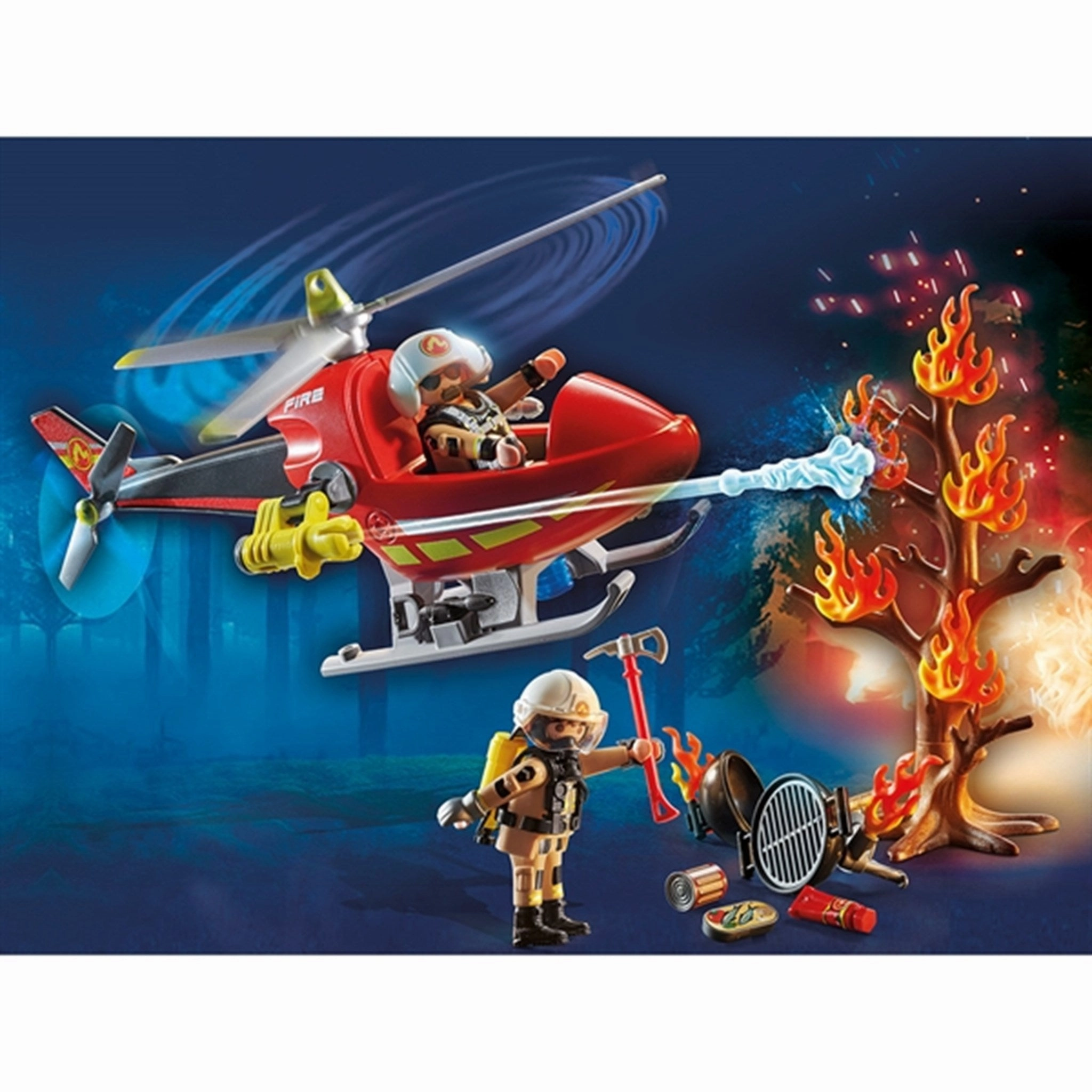 Playmobil City Action - Fire Department Helicopter