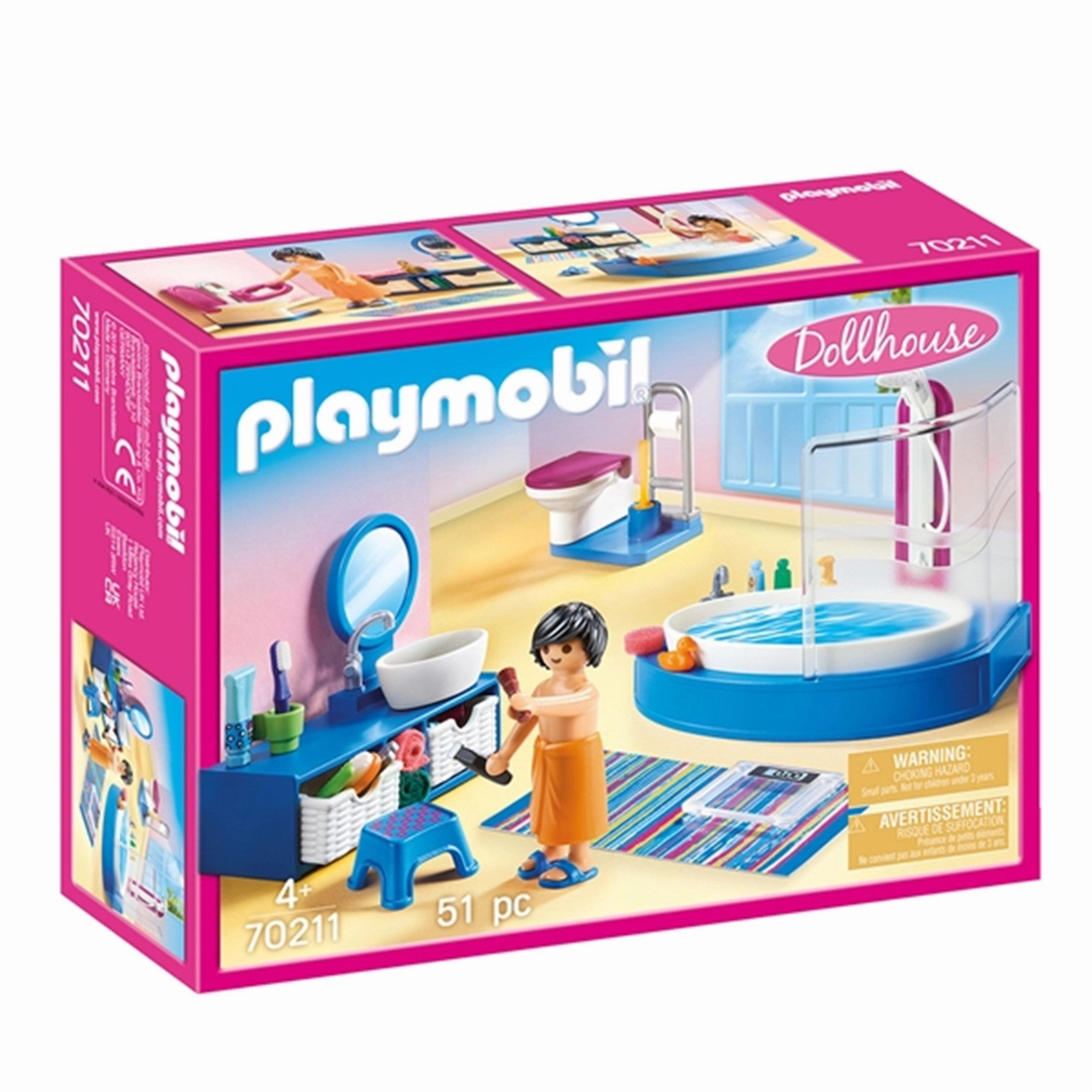 Playmobil Dollhouse - Bathroom with Tub
