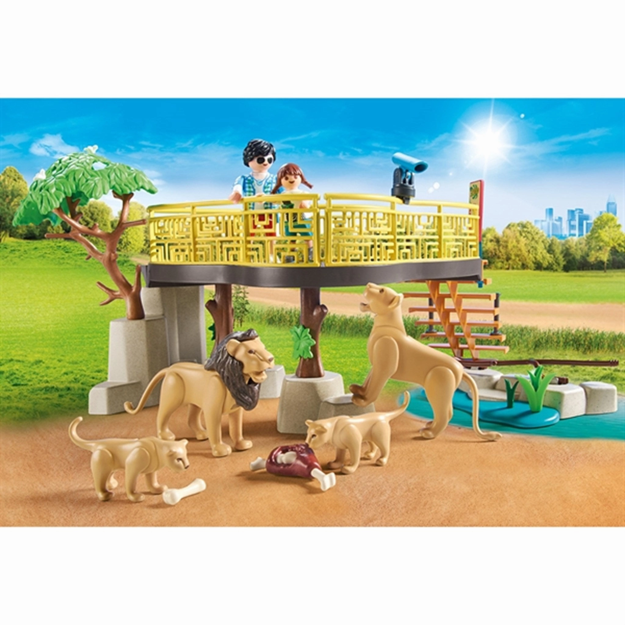 Playmobil Family Fun - Lions in the Outdoor Enclosure