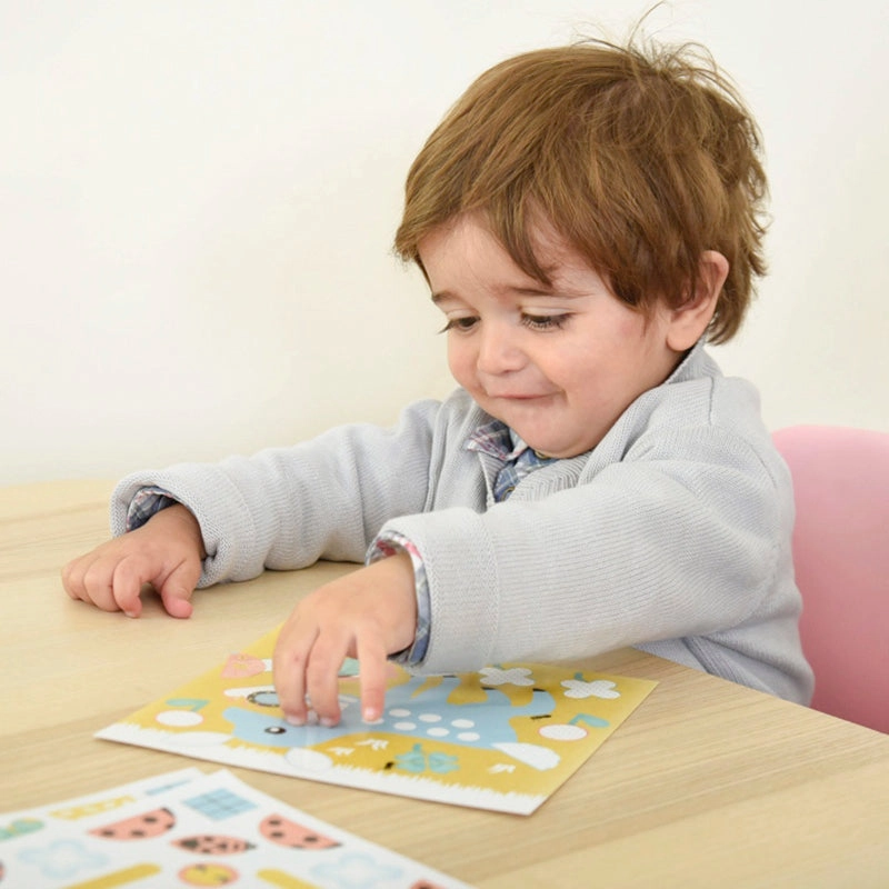 Poppik Baby Forest 6 Cards with 96 Stickers