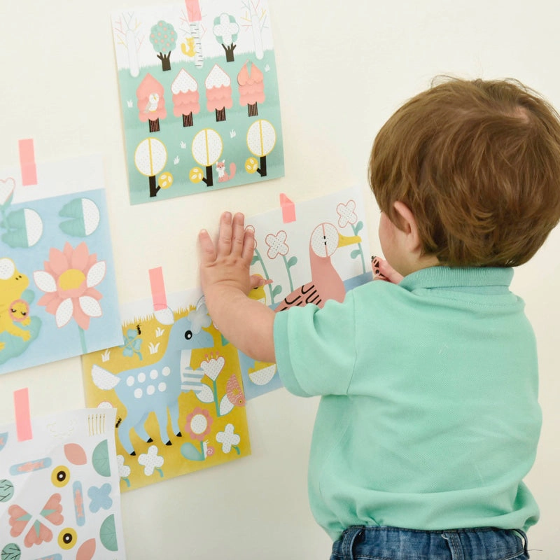 Poppik Baby Forest 6 Cards with 96 Stickers