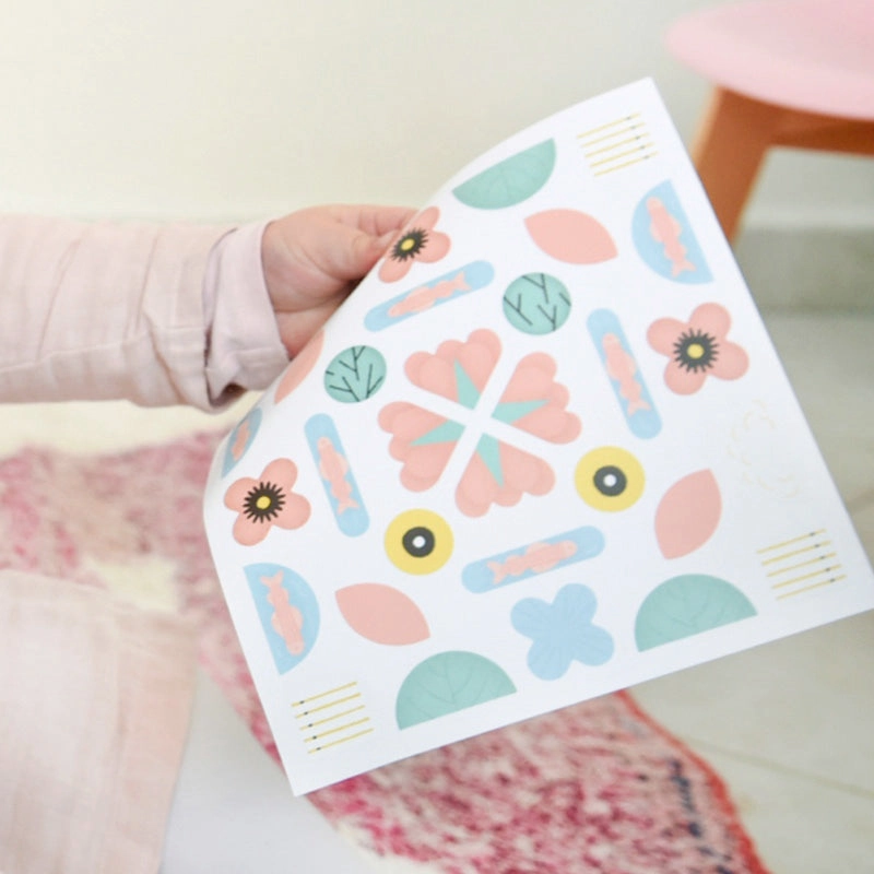Poppik Baby River 6 Cards with 96 Stickers