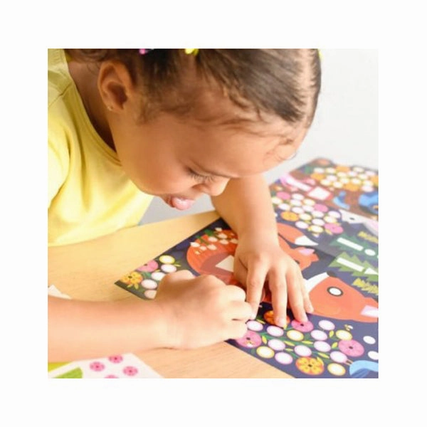Poppik Panorama Baby Animals Educational Poster with 520 Stickers